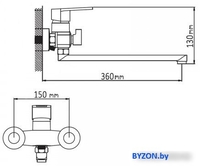 Смеситель Wisent WP2230-6 - фото2