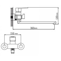 Смеситель Wisent WP2230-7 - фото2