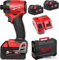 Винтоверт Milwaukee M18 FUEL M18FID3-502X 4933479866 (с 2-мя АКБ, кейс) - фото