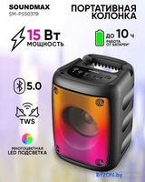 Беспроводная колонка Soundmax SM-PS5037B - фото