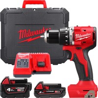 Ударная дрель-шуруповерт Milwaukee M18 M18BLPDRC-422C 4933492825 (с 2-мя АКБ 2 Ач + 4 Ач, кейс) - фото