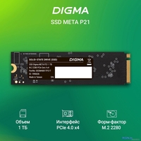SSD Digma Meta P21 1TB DGSM4001TP21T - фото2