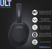 Наушники Sony ULT Power Sound Wear WH-ULT900N (черный) - фото2
