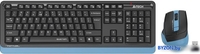 Офисный набор A4Tech Fstyler FGS1035Q (черный/синий) - фото2