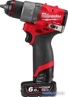 Дрель-шуруповерт Milwaukee M12 FUEL M12FDD2-602X 4933479875 (с 2-мя АКБ 6 Ач, кейс) - фото2