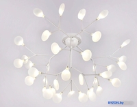 Люстра средней высоты Ambrella TR3018/36 WH/FR (белый/матовый) - фото