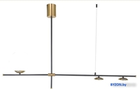 Подвесная люстра Mirastyle SX-20627/3 BK+YB - фото