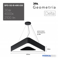 Подвесная люстра ЭРА Delta SPO-153-B-40K-030 Б0058871 - фото2