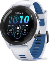 Умные часы Garmin Forerunner 265 (белый камень/синий) - фото