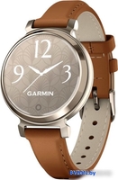 Умные часы Garmin Lily 2 Classic (кремовое золото/коричневый) - фото