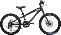 Детский велосипед Novatrack Prime 6.D 20 2024 20AH6D.PRIME.BK23 (черный) - фото