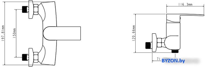 Смеситель Ekko E20151 Смеситель Ekko E20151