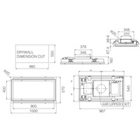 Кухонная вытяжка Elica Hilight-X H16 BL MAT/A/100 PRF0173443A - фото2