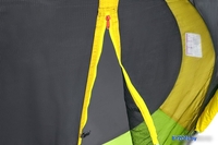 Батут Alpin ATGY-252 2.52 м с защитной сеткой и лестницей - фото2
