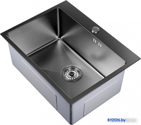 Кухонная мойка Mixline Pro 552933 (черный графит, с сифоном) - фото2