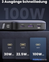Внешний аккумулятор Ugreen PB720 20000mAh (серый) - фото2