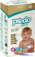 Подгузники Predo Baby №4 7-18 кг (10 шт) - фото
