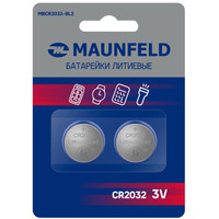 Батарейка MAUNFELD Lithium CR2032 MBCR2032-BL2 - фото