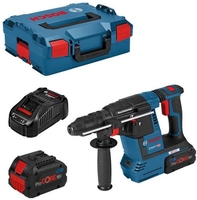 Перфоратор Bosch GBH 18V-26 F Professional 061191000E (с 2-мя АКБ, кейс) - фото
