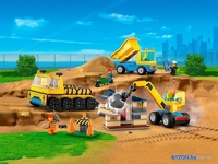 Конструктор LEGO City 60391 Строительные машины и кран с шаром для сноса - фото2