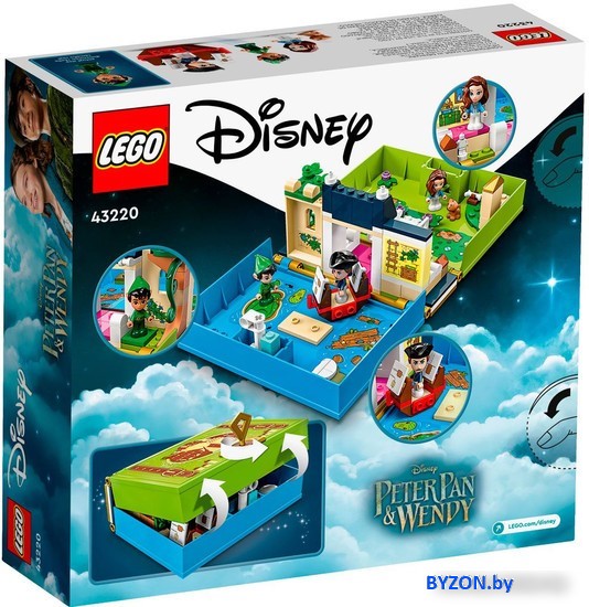 Конструктор LEGO Disney 43220 Приключение Питера Пэна и Венди по сборнику рассказов Конструктор LEGO Disney 43220 Приключение Питера Пэна и Венди по сборнику рассказов