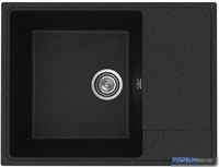 Кухонная мойка Practik PR-M 650-004 (черный оникс) - фото