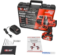 Ударная дрель-шуруповерт Brait BCDI20-2PUMBL PRO (с 1-м АКБ, кейс) - фото