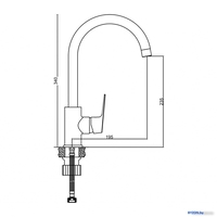 Смеситель Gross Aqua Dyno 3242285MB-B02 - фото2