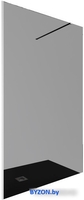Душевая стенка Allen Brau Infinity 1 3.21014.BA.T 100x200 323806 (серебро браш) - фото2
