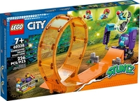 Конструктор LEGO City 60338 Трюковая петля Сокрушительный шимпанзе - фото
