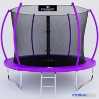 Батут Calviano Inside Master Purple 312 см - 10ft (внутренняя сетка, с лестницей) - фото