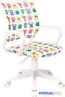 Офисное кресло Бюрократ Burokids 1W 1687096 (белый/пластик белый) - фото