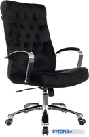 Офисное кресло Бюрократ T-9928SL Fabric (черный Italia Black/крестовина металл хром) - фото