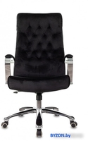 Офисное кресло Бюрократ T-9928SL Fabric (черный Italia Black/крестовина металл хром) - фото2