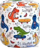 Пуфик Sheffilton KIDS SHT-B12 (диномикс) - фото