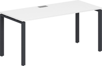 Стол Norden 140x60x75 SG.202.WH.44.AN (антрацит/белый) - фото