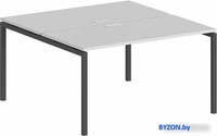 Стол Norden 140x123.8x75 SG.242.WH.44.AN (антрацит/белый) - фото
