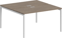 Стол Norden 120x143.8x75 SG.244.OD.44.WH (белый/дуб темный) - фото