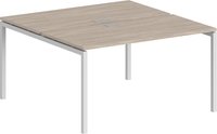 Стол Norden 120x143.8x75 SG.244.OL.44.WH (белый/дуб светлый) - фото