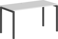Стол Norden 140x70x75 SG.205.WH.44.AN (антрацит/белый) - фото