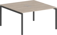 Стол Norden 160x163.8x75 SG.249.OL.44.AN (антрацит/дуб светлый) - фото