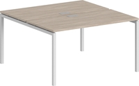 Стол Norden 160x163.8x75 SG.249.OL.44.WH (белый/дуб светлый) - фото