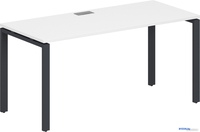 Стол Norden 160x70x75 SG.206.WH.63.AN (антрацит/белый) - фото