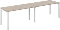 Стол Norden s-b-s 320x70x75 SG.228.OD.44.WH (дуб темный/белый) - фото