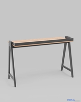 Стол Stool Group Pyramid 118x53 T-002-P (светлое дерево/серый) - фото2