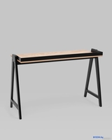 Стол Stool Group Pyramid 118x53 T-002-P (светлое дерево/черный) - фото2