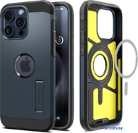 Чехол для телефона Spigen Tough Armor (MagFit) для iPhone 15 Pro ACS06734 (темно-синий) - фото