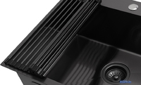 Кухонная мойка Schtoff Best Premium Black 5550 - фото2