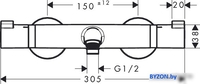 Смеситель Hansgrohe Ecostat 13114000 - фото2