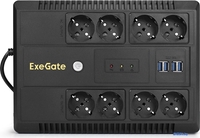 Источник бесперебойного питания ExeGate Neo NNB-800.LED.AVR.8SH.CH EX293854RUS - фото2